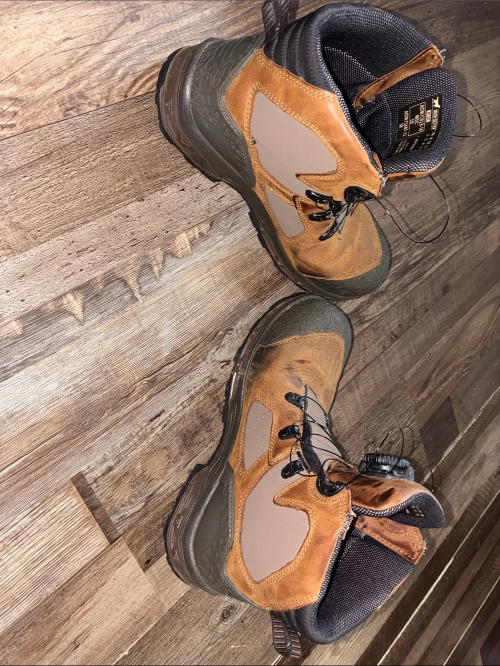 Irish Setter Men's Brown and Black Work Boots